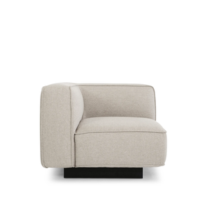 Corner Sofa - Modular Fabric Foam Core Base, Beige – Utopia | Njordec