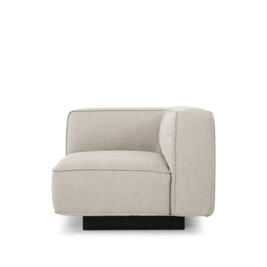 Corner Sofa - Modular Fabric Foam Core Base, Beige – Utopia | Njordec