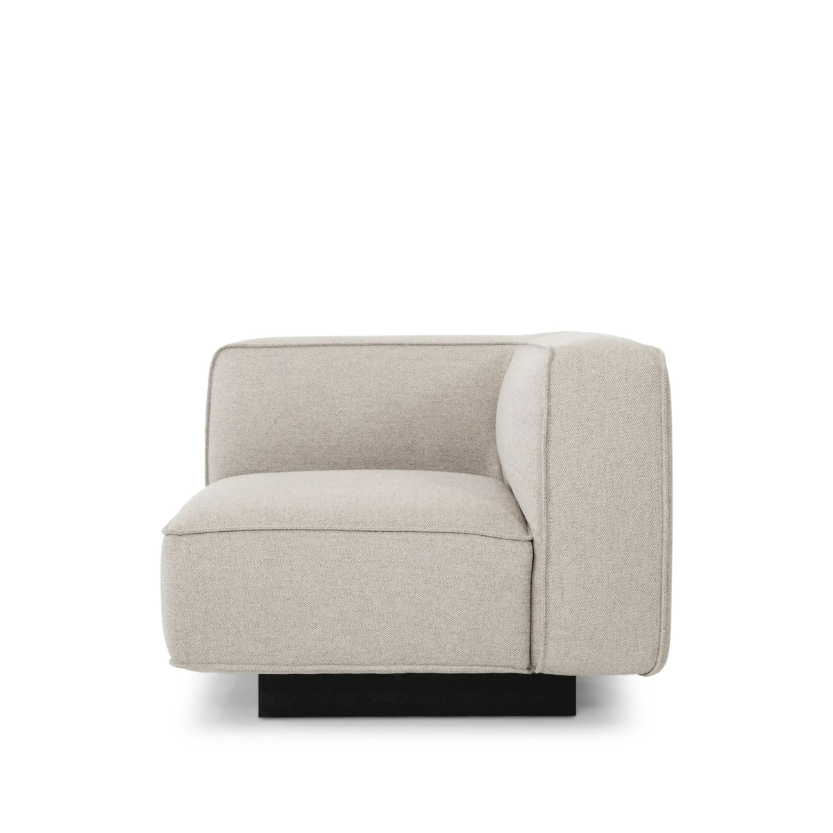 Corner Sofa - Modular Fabric Foam Core Base, Beige – Utopia | Njordec