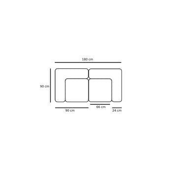 Corner Sofa - Modular Fabric Foam Core Base, Beige – Utopia | Njordec