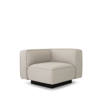Corner Sofa - Modular Fabric Foam Core Base, Beige – Utopia | Njordec