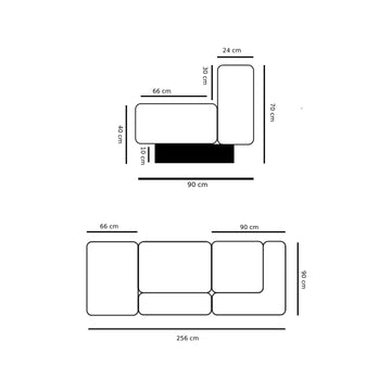 Sofa Element – Versatile Modular Design, European Manufacturing, Comfort Foam Upholstery – Utopia | Njordec