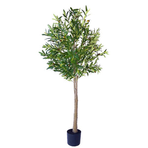 Kunstpflanze – Kunststoffmaterial, Mediterranes Design, Olivenblätter - Olivenbaum | NeverLeafs
