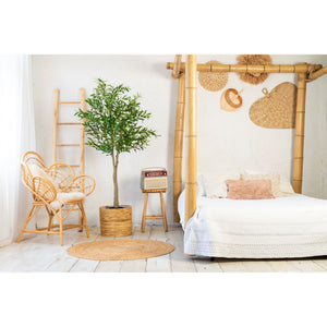 Kunstpflanze – Kunststoffmaterial, Mediterranes Design, Olivenblätter - Olivenbaum | NeverLeafs