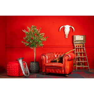 Kunstpflanze – Kunststoffmaterial, Mediterranes Design, Olivenblätter - Olivenbaum | NeverLeafs