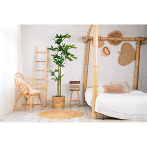 Kunstpflanze – Kunststoffmaterial, Tropisches Design, Große Blätter, 180 cm - Philodendron | NeverLeafs