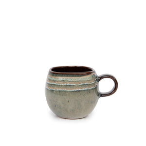 Espressotasse – Steinzeugmaterial, Strukturierte Glasur, Ergonomischer Henkel, S – Comporta | Bazar Bizar Antwerp