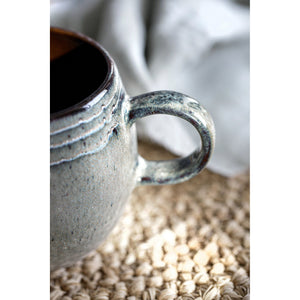 Espressotasse – Steinzeugmaterial, Strukturierte Glasur, Ergonomischer Henkel, S – Comporta | Bazar Bizar Antwerp