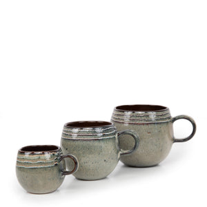 Espressotasse – Steinzeugmaterial, Strukturierte Glasur, Ergonomischer Henkel, S – Comporta | Bazar Bizar Antwerp