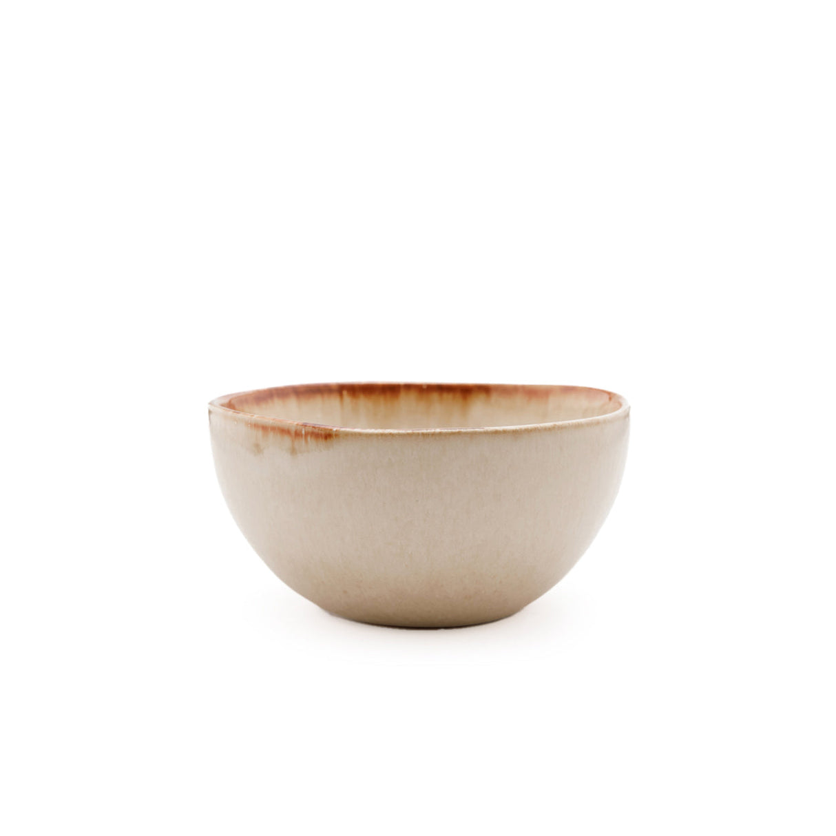 Sauce Bowl – Stoneware Material, White Finish, Handmade Look, S – Cascais | Bazar Bizar Antwerp
