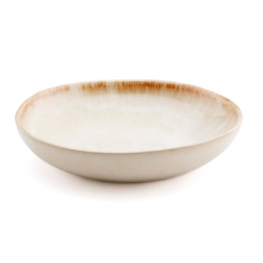 Bowl - Handcrafted Ceramics, White Gold Look, Timeless Design, S - Cascais | Bazar Bizar Antwerp