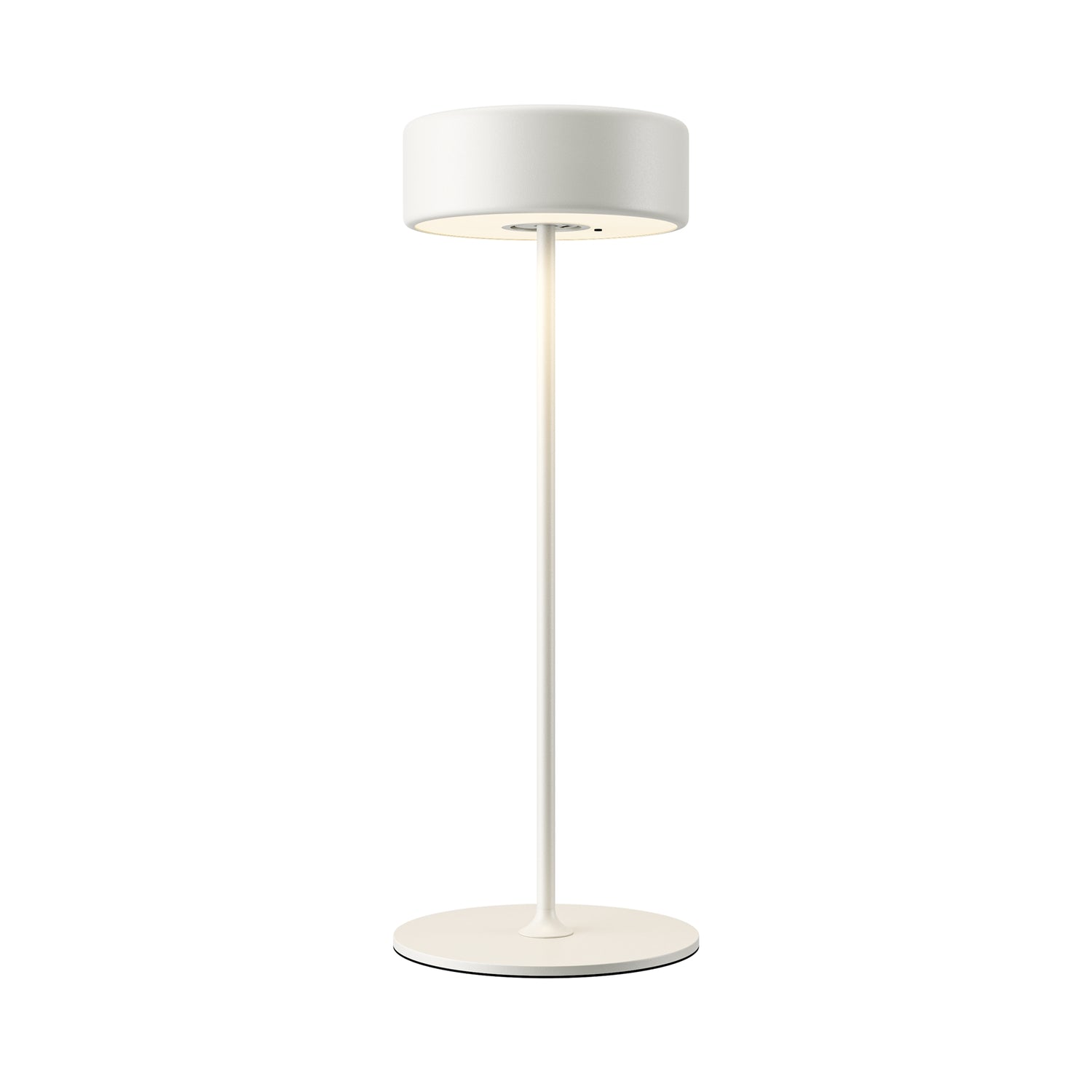 Tischleuchte Transparente Glasvase Weißer Metallkopf & Touch - Dimmer – AI Collaboration | Maytoni - Esszett Luxury | Stilvolles Wohnen mit Charakter