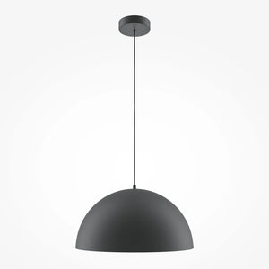 Pendant Light Black Metal Cylindrical Design - Basic Colors | Maytoni