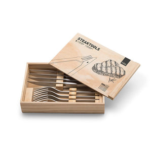 Steak Cutlery - Forged Stainless Steel with Serrated Edge | höfats