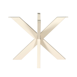Table leg - Modern design, sand color, metal - Matrix | Starfurn