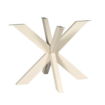 Tischbein – Modernes Design, Sandfarbe, Metall – Matrix | Starfurn