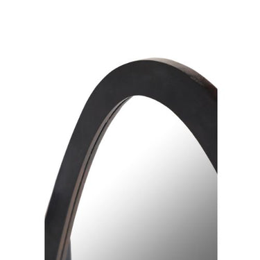 Mirror – Mango Wood Frame, Glass Surface, Irregular Shape – Lou | Starfurn