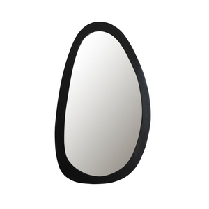 Mirror – Mango Wood Frame, Glass Surface, Organic Shape – Lou | Starfurn