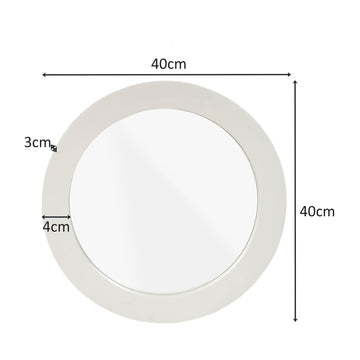 Mirror – Round Shape, Mango Wood Frame, Honed Finish – Dide | Starfurn