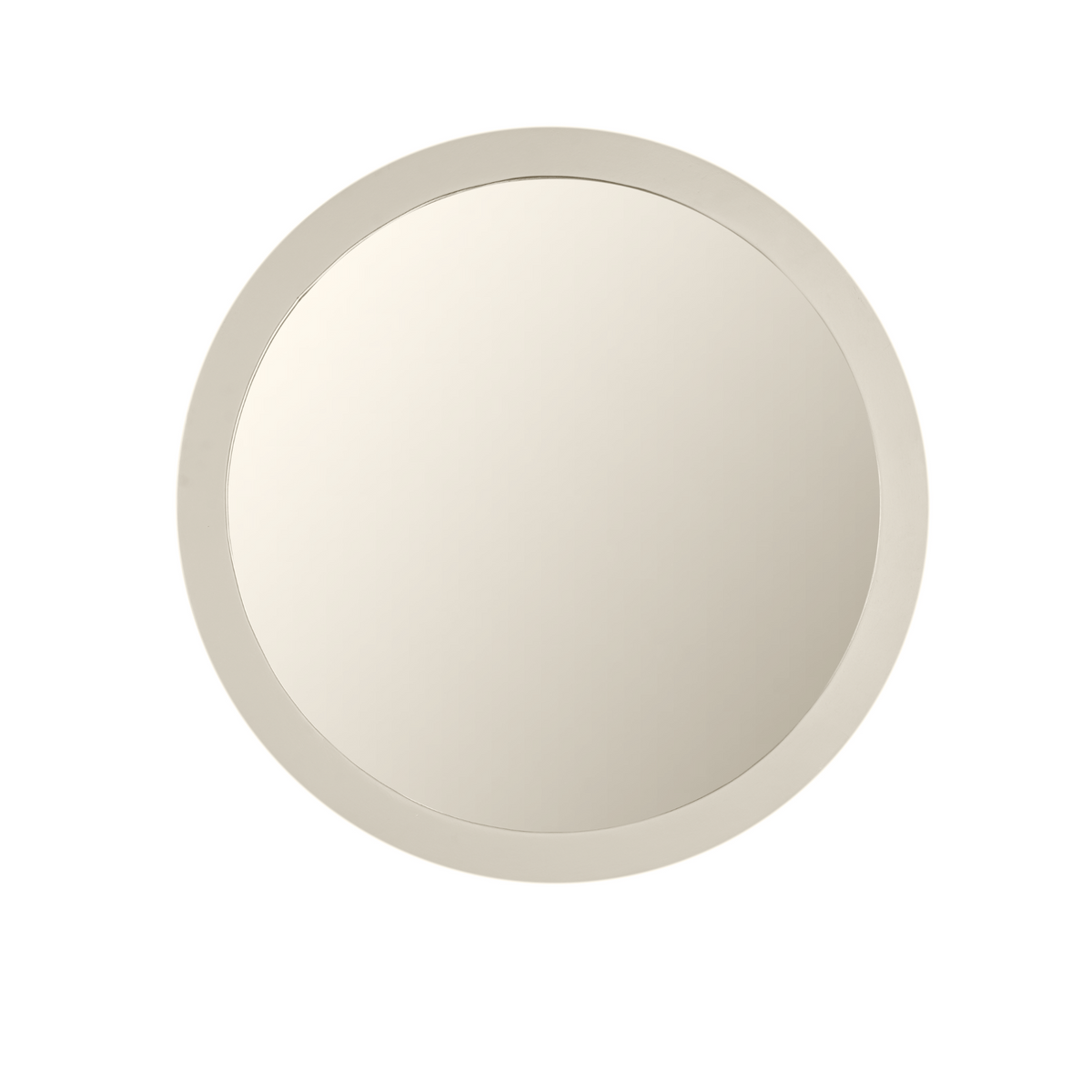 Mirror - Round Shape, Sand Finish, Mango Wood Frame - Dide | Starfurn