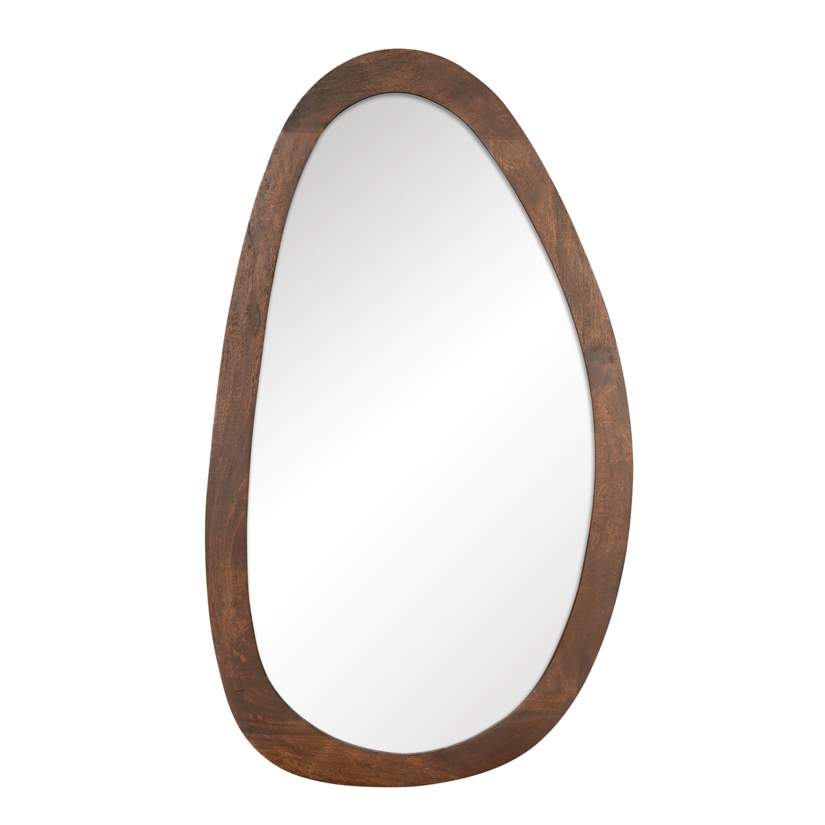 Mirror – Mango wood, Brown finish, Organic – Lou | Starfurn