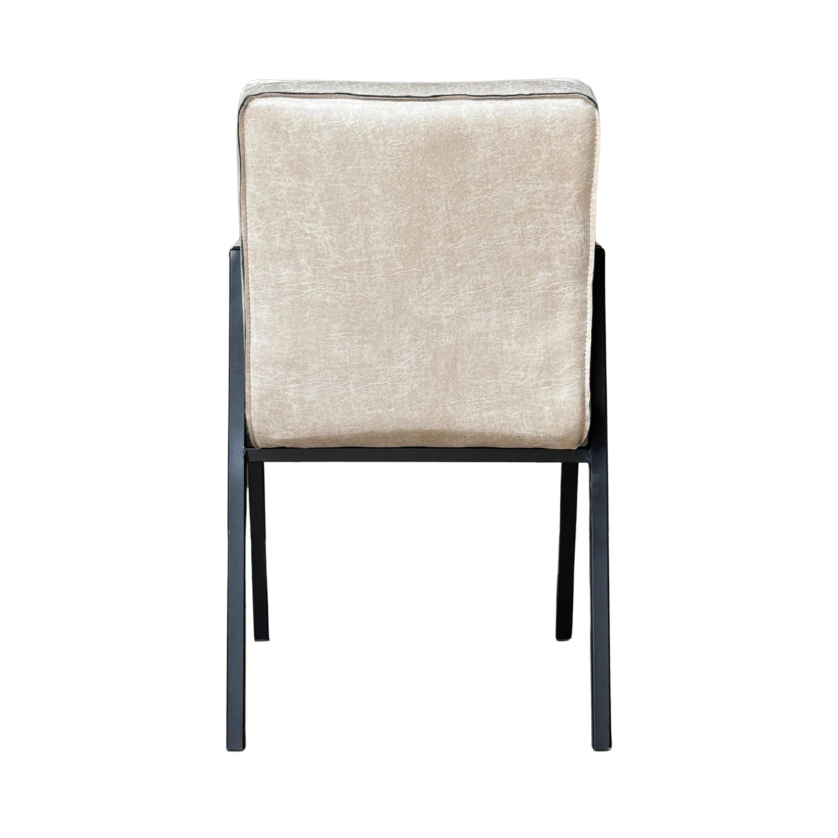 Dining Chair – Leather Upholstery, Armrests, Steel Frame – Tivoli | Starfurn