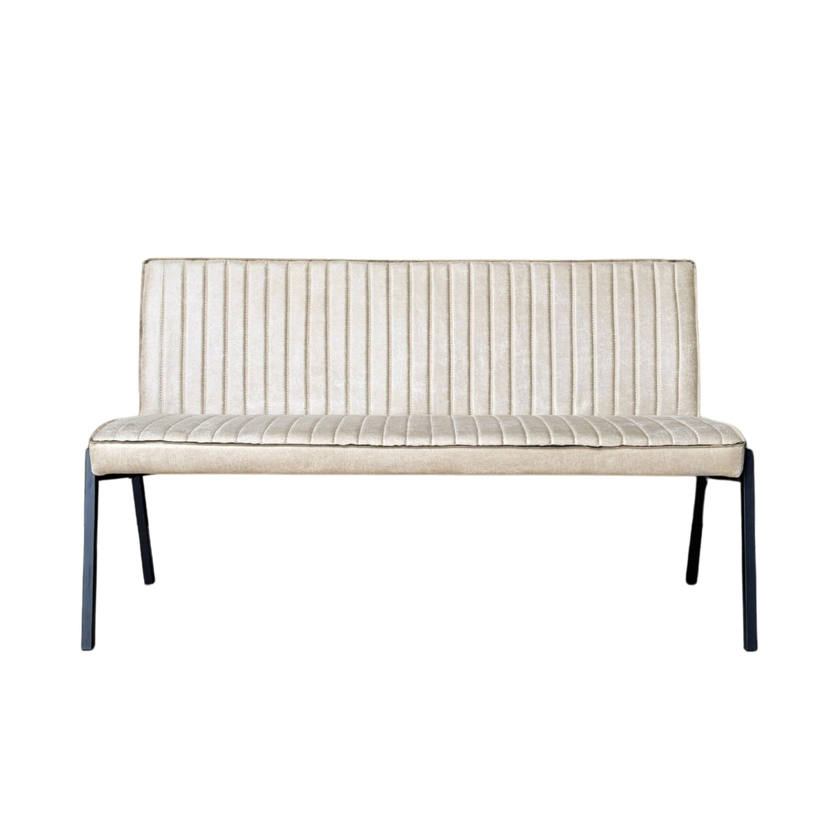 Dining Bench – Modern Design, Beige, Leather Upholstery – Tivoli | Starfurn