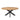 Dining Table – Mango Wood, Black Metal, Matrix Frame – Dakota | Starfurn