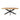 Dining Table – Light Mango Wood, Black Metal, Oval Shape – Dakota | Starfurn