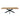 Dining Table – Live Edge Design, Metal Matrix Base, Natural Wood Look – Dakota | Starfurn
