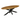 Dining table – Oval shape, mango wood, metal frame – Brandy | Starfurn