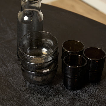 Esszimmertisch - Mangoholz Schwarz, Ovale Form, Matrix Gestell, 160 cm – Brandy | Starfurn