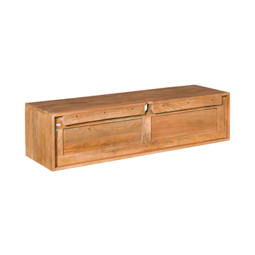 TV Stand – Wall-Mounted, Mango Wood, Modern Design – Ambiance | Starfurn