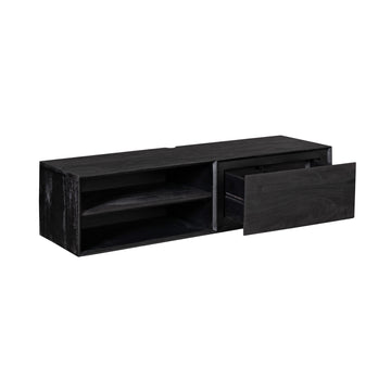 TV Cabinet – Wall-Mounted, Mango Wood, Modern Design – Ambiance | Starfurn