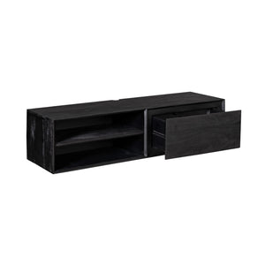 TV Cabinet – Wall-Mounted, Mango Wood, Modern Design – Ambiance | Starfurn