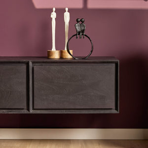 TV Cabinet – Wall-Mounted, Mango Wood, Modern Design – Ambiance | Starfurn