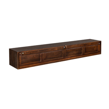 TV-Möbel - Mangoholz Braun, Grifflose Schubladen, Schwebendes Design, 200 cm – Ambiance | Starfurn