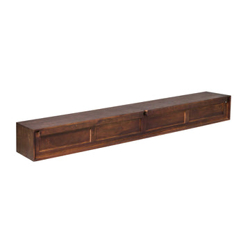 TV-Möbel - Mangoholz Braun, Grifflose Schubladen, Schwebendes Design, 240 cm – Ambiance | Starfurn