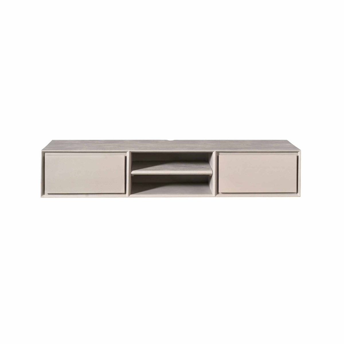 TV Unit – Mango Wood Construction, Wall-Mounted Design, Matte Finish – Ambiance | Starfurn