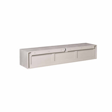 TV-Möbel - Mangoholz Taupe, Grifflose Schubladen, Schwebendes Design, 160 cm – Ambiance | Starfurn