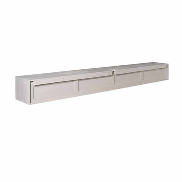 TV-Möbel - Mangoholz Taupe, Grifflose Schubladen, Schwebendes Design, 200 cm – Ambiance | Starfurn