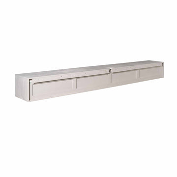 TV-Möbel - Mangoholz Taupe, Grifflose Schubladen, Schwebendes Design, 280 cm – Ambiance | Starfurn