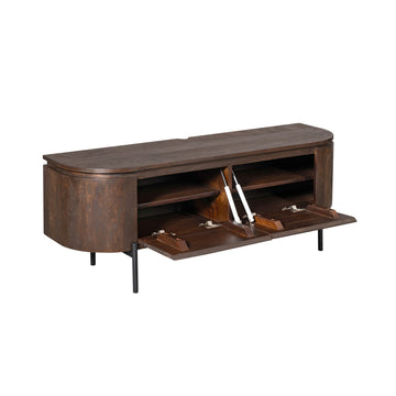 TV Unit – Mango Wood, Metal Frame, Modern Design – Excellent | Starfurn