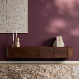 TV furniture – Modern design, Brown tone, Mango wood – Excellent | Starfurn