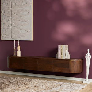 TV furniture – Modern design, Brown tone, Mango wood – Excellent | Starfurn