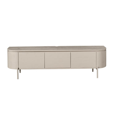 TV Cabinet – Modern Design, Sand Color, Mango Wood – Excellent | Starfurn