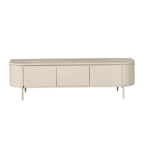 TV Cabinet – Modern Design, Sand Color, Mango Wood – Excellent | Starfurn