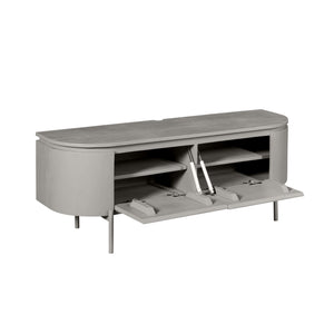 TV Unit – Wall-mounted, Mango Wood, Minimalist Design – Excellent | Starfurn