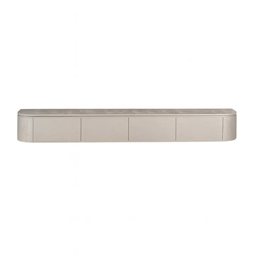 TV Unit – Modern Design, Taupe Color, Mango Wood – Excellent | Starfurn