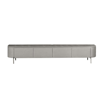 TV Unit – Modern Design, Taupe Color, Mango Wood – Excellent | Starfurn